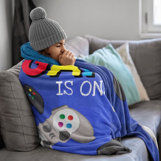 Het spel is begonnen! | Videospel Fleece Deken