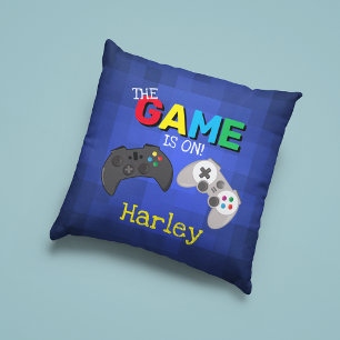 Het spel is begonnen! Videospel Kussen