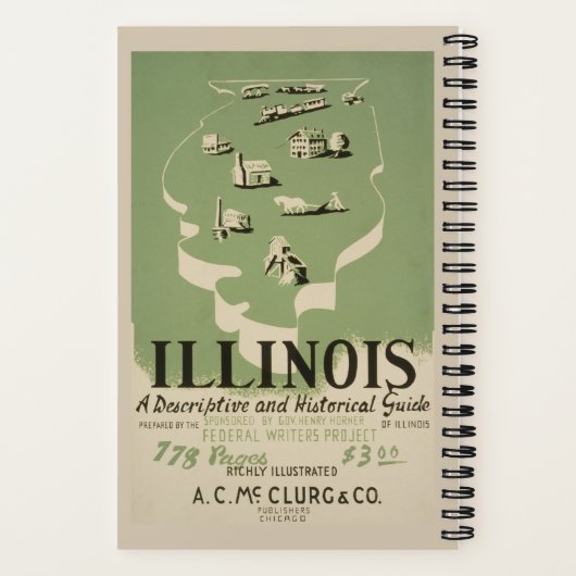 Het spel is gebaseerd op de American Guide Series  Notitieboek (Achterkant)