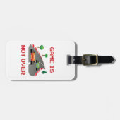 Het spel is niet over Pixelated Video Game Bagagelabel (Voorkant horizontaal)