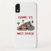 Het spel is niet over Pixelated Video Game Case-Mate iPhone Case (Achterkant)