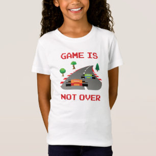 Het spel is niet over Pixelated Video Game T-shirt