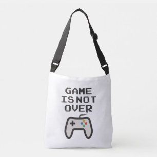 Het spel is nog niet voorbij crossbody tas