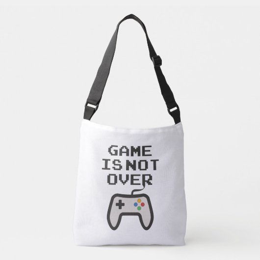 Het spel is nog niet voorbij crossbody tas (Voorkant)