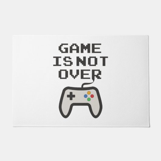 Het spel is nog niet voorbij deurmat (Voorkant)