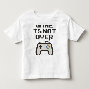 Het spel is nog niet voorbij kinder shirts