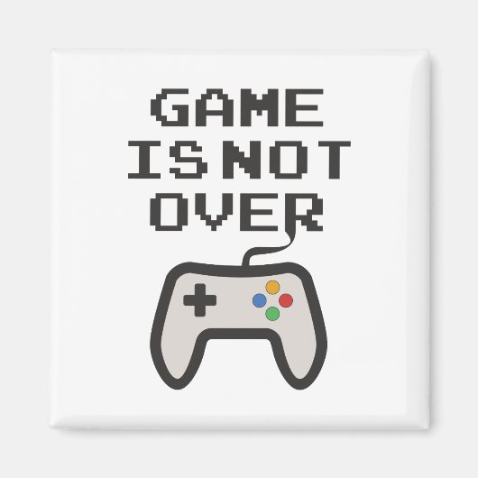 Het spel is nog niet voorbij magneet (Voorkant)