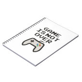 Het spel is nog niet voorbij notitieboek (Linkerzijde)