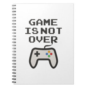 Het spel is nog niet voorbij notitieboek