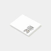 Het spel is nog niet voorbij post-it® notes (Schuin)