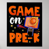 Het spel speelt zich af in het Pre K Prek Basketba Poster (Voorkant)