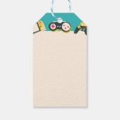 Het spel Tijd Kinder Gepersonaliseerde Gaming Birt Cadeaulabel (Achterkant)