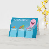 Het spel toont Gelukwensen Kaart (Gele Bloem)