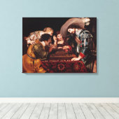 Het spel van Backgammon Canvas Afdruk (Insitu (Houten vloer))