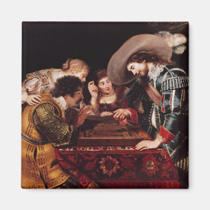 Het spel van Backgammon Magneet