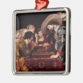 Het spel van Backgammon Metalen Ornament (Links)