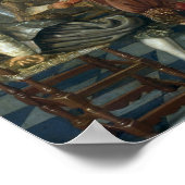 Het spel van Backgammon Poster (Hoek)