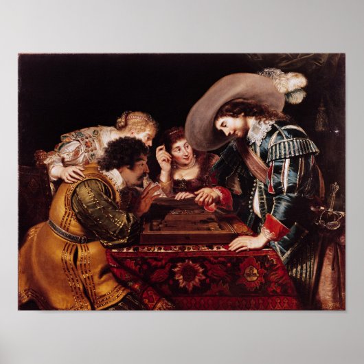 Het spel van Backgammon Poster (Voorkant)