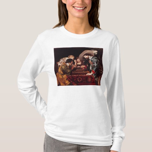 Het spel van Backgammon T-shirt (Voorkant)