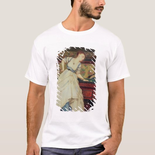 Het spel van Billiards, 19e eeuw T-shirt (Voorkant)