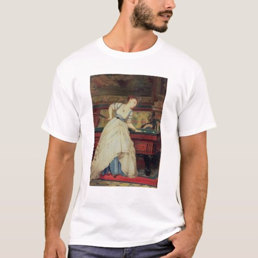 Het spel van Billiards, 19e eeuw T-shirt (Voorkant)