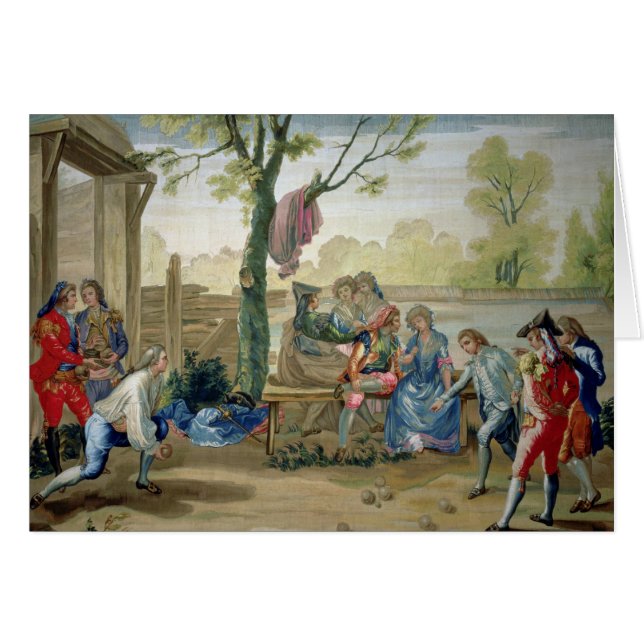 Het spel van Bowls (Voorkant Horizontaal)