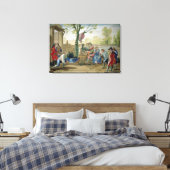 Het spel van Bowls Canvas Afdruk (Insitu (Slaapkamer))