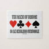 Het spel van de brug is een eindeloze strijd legpuzzel (Horizontaal)