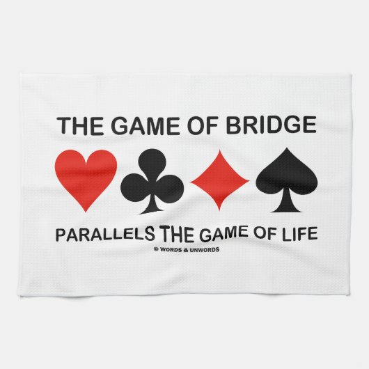 Het spel van de brug parallaliseert het spel van h theedoek (Horizontaal)