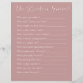 het spel van de bruid of de groom (Voorkant)