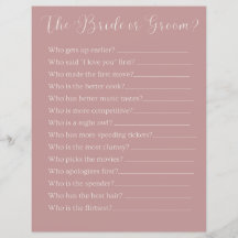 het spel van de bruid of de groom