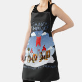 Het spel van de kerst van Gnomen komt eraan Schort (Insitu)