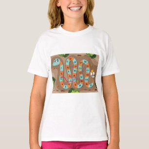 Het Spel van de Ladder van de slang T-shirt