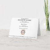 Het Spel van de schaduw Kaart (Achterkant)