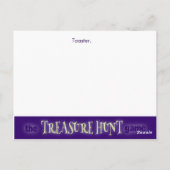 Het spel van de schatjacht - Clue #4 - Toaster Briefkaart (Achterkant)