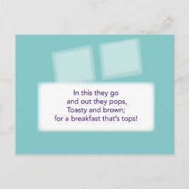 Het spel van de schatjacht - Clue #4 - Toaster Briefkaart