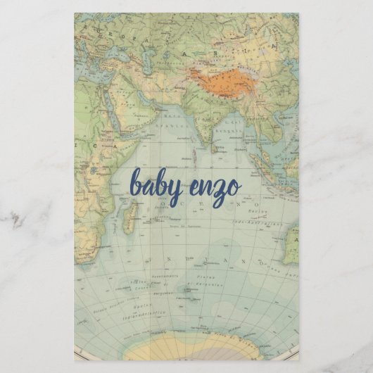 Het Spel van het Baby shower van het avontuur vind (Achterkant)