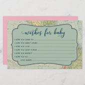 Het Spel van het Baby shower van het avontuur wens (Voorkant / Achterkant)