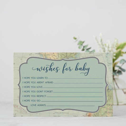 Het Spel van het Baby shower van het avontuur wens (Staand voorkant)