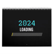 Het spel van het ladingsscherm 2024 Kalender