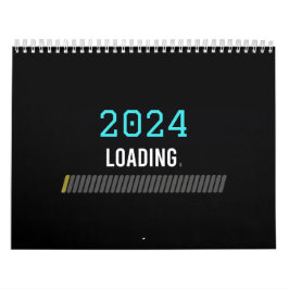 Het spel van het ladingsscherm 2024 Kalender