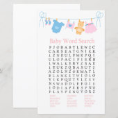 Het Spel van het Onderzoek van Word van het Baby s (Voorkant / Achterkant)