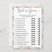 Het Spel van het vrijgezellenfeest wie kent de Paa Kaart (Voorkant)