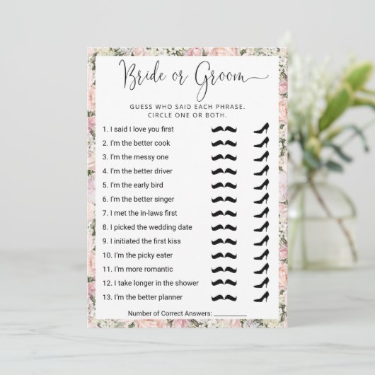 Het Spel van het vrijgezellenfeest wie kent de Paa Kaart (Staand voorkant)