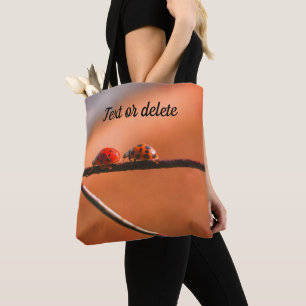 Het spel van Ladybugs volgt de Leider Gepersonalis Tote Bag
