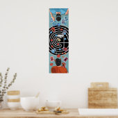 Het spel van leven poster (Keuken)