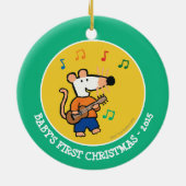 Het Spel van Maisy en van Vrienden in de Band Keramisch Ornament (Achterkant)