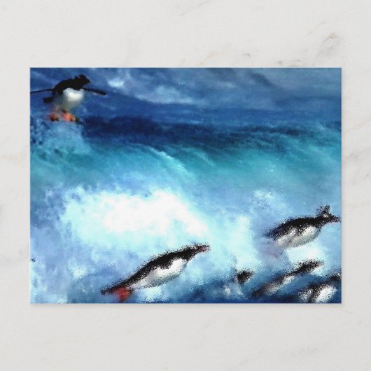 Het Spel van Penquin Briefkaart (Voorkant)