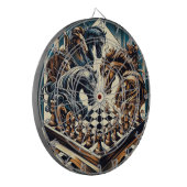 Het spel van ridders - schaken ontmoet fantasie dartbord (Voorkant Links)