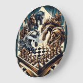 Het spel van ridders - schaken ontmoet fantasie grote klok (Hoek)